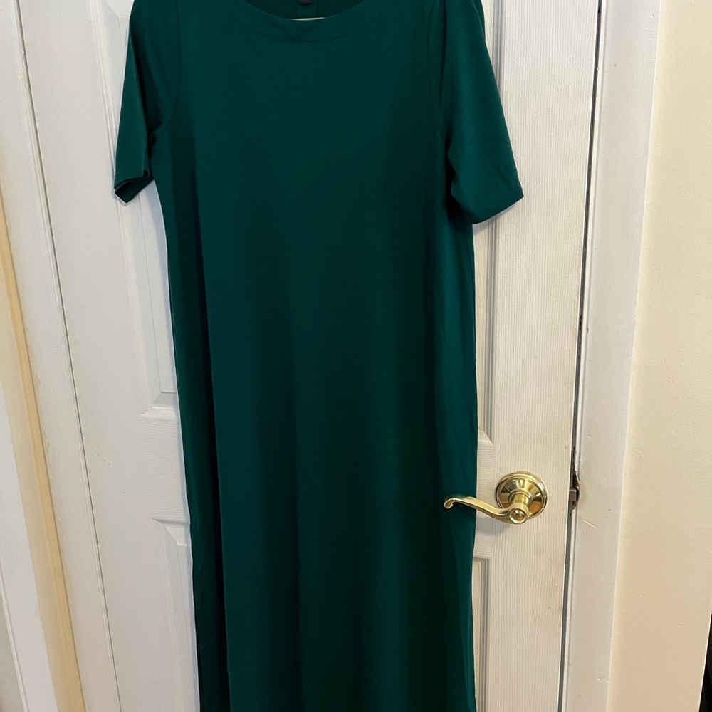 J. Jill Wearever Emerald green Dress